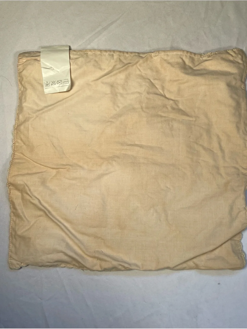 Vintage NWT Shanghai Hand Made Lace Crochet Pillowcase 100% Cotton Late 70s-80s